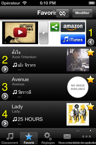 Thai Hits! (Free) - Get The Newest Thai music charts! screenshot 3