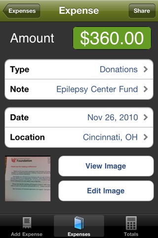 Expen$e Reports - Record, Photo, and Share Expe... screenshot 3