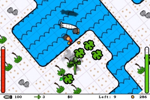 Doodle Chopper Lite screenshot 2