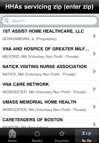 Home Health Agency Finder screenshot 2