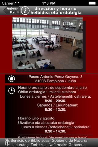 Bibliotecas de Navarra screenshot 4