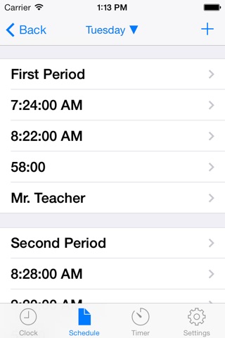 Clock Watcher - Schedule Manager screenshot 3