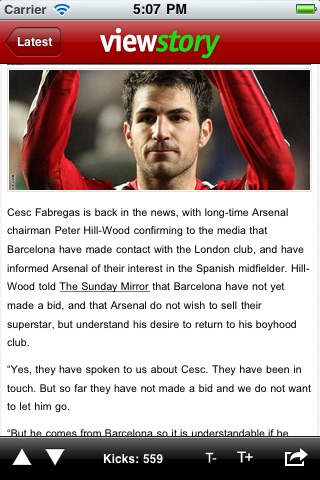 Kick Football News - Transfer Rumours screenshot 3