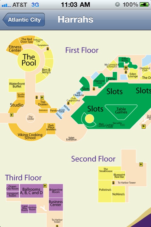 Atlantic City Casino Maps