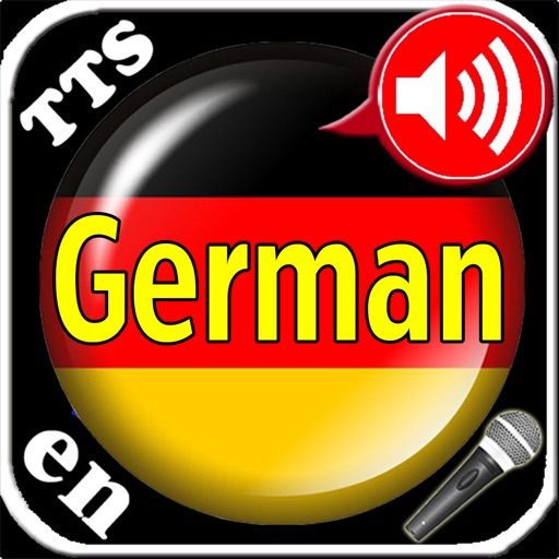 High Tech German vocabulary trainer Application with Microphone recordings, Text-to-Speech synthesis and speech recognition as well as comfortable learning modes. icon