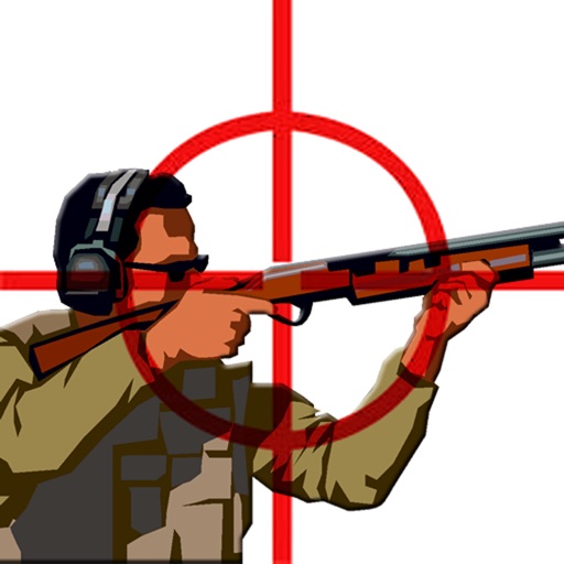 Clay pigeon shooting HD icon