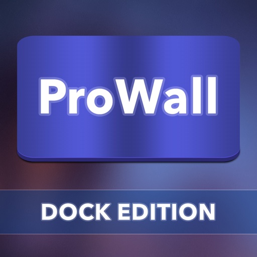 ProWall : Dock Edition for iOS7 - Customize Wallpapers with a Colorful Dock icon