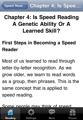 Speed Reading and Comprehension screenshot 4