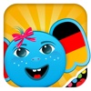 iPlay German: Kids Discover the World - children learn to speak a language through play activities: fun quizzes, flash card games, vocabulary letter spelling blocks and alphabet puzzles
