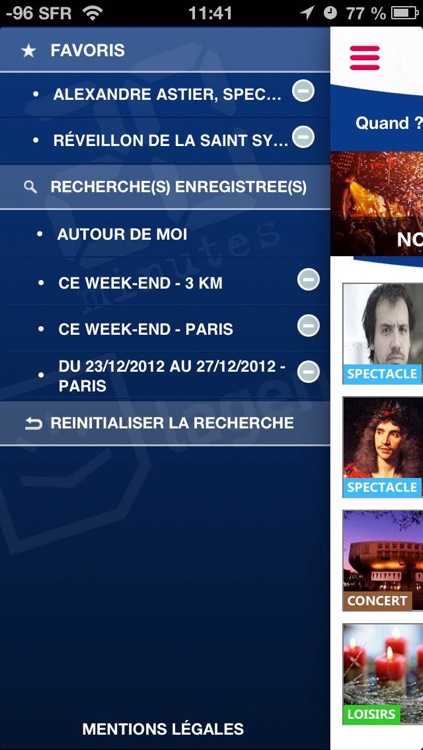 20 Minutes Lagenda : l'agenda des sorties et du week-end (concert, spectacle, theatre, musee, enfant, ...) screenshot-4