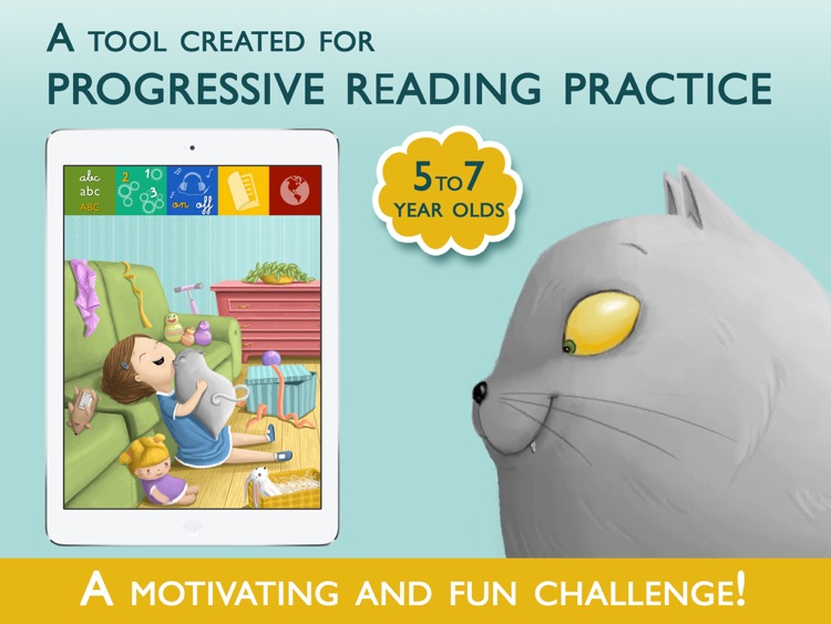 Teach me to read – Ferocius & Meows Cat, an Educational Montessori Tool with Activities and Books for Learn to Read screenshot-0