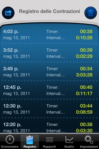Contractions Counter: pregnancy contraction timer screenshot 3