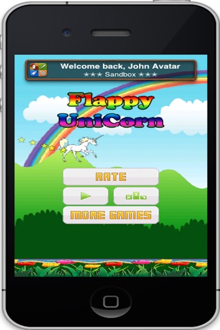 Flappy Unicorn (Very Easy) screenshot 2