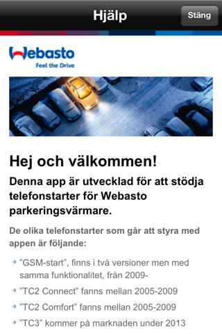 Webasto T91 screenshot 3