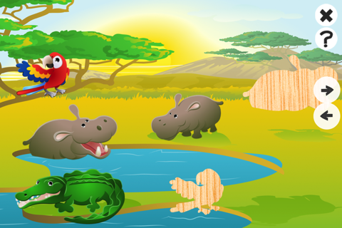 Animated Animal Puzzle For Babies and Small Children! Free Kids Game: Learning Logic with Fun&Joy screenshot 3