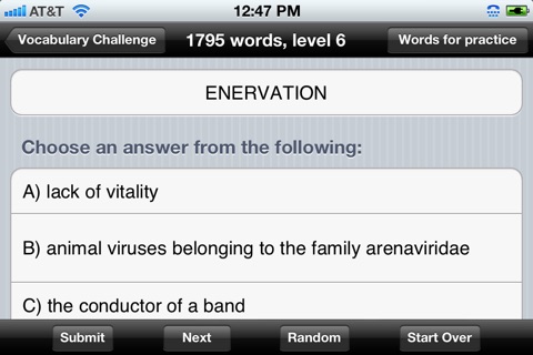 Vocabulary Challenge screenshot 4
