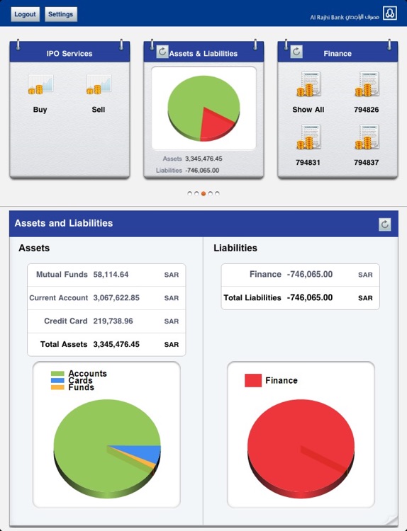 Al Rajhi Bank for iPad screenshot-3