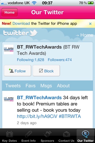 BT Retail Week Technology Awards 2011 screenshot 4