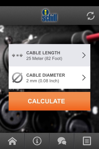 Schill Kabelrechner screenshot 2