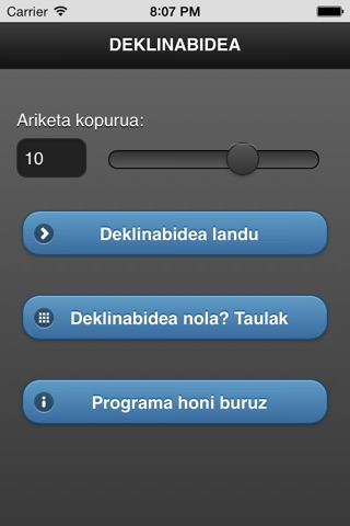 Deklinabidea screenshot 2