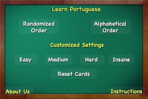 Learn Portuguese - Flash Cards screenshot 2