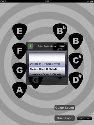 Touch Guitar HD screenshot 3