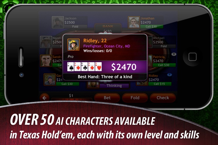Texas Hold'em for iPad