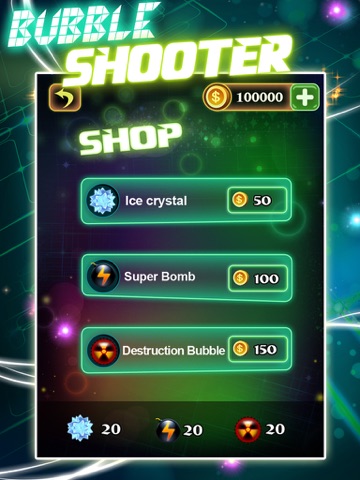 Bubble Shooter - Glow HD screenshot 2