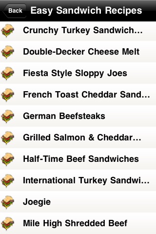 Easy Sandwich Recipes screenshot-3