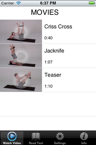 Pilates Magic Circle Lite screenshot 2