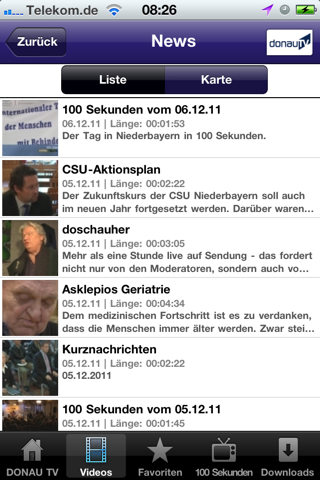 Donau TV screenshot 4