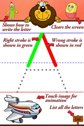 ABC Tracer - Alphabet flashcard tracing phonics and drawing screenshot 2