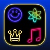 Neon Match: Casual match symbols puzzle game with rewards