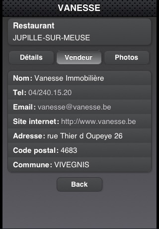 Immobilière Vanesse screenshot 2