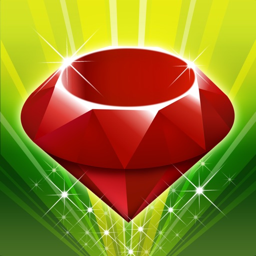 A Ruby Jewel Match : Free Gem 3 Matching Fun Brain Puzzle Games iOS App