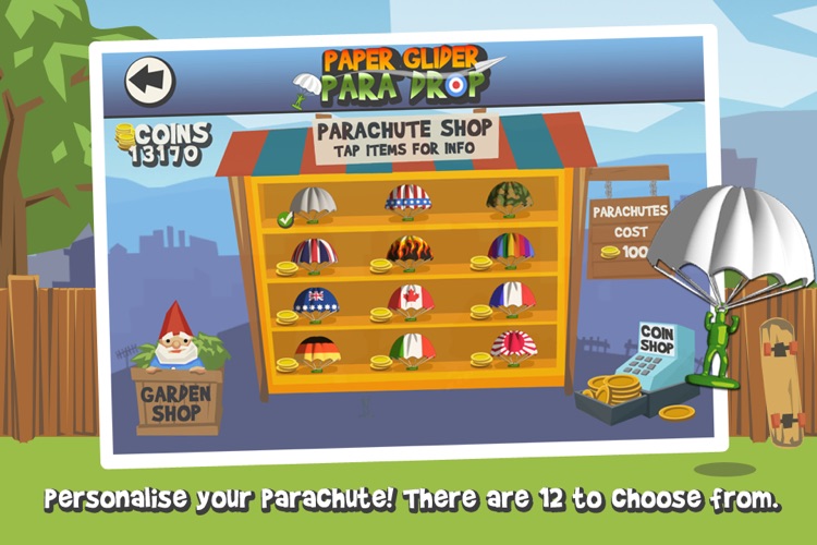 Paper Glider Para Drop screenshot-3