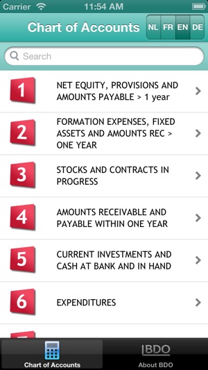 Belgian Chart of Accounts(圖2)-速報App