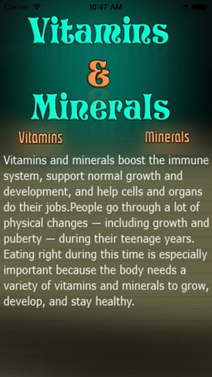 Vitaminss-Minerals(圖1)-速報App