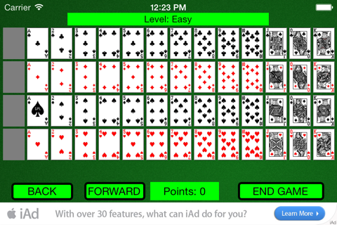 Carpet Solitaire screenshot 2