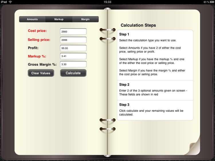 Margin & Markup Calculator HD