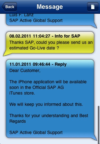 SAP Support Desk screenshot 2