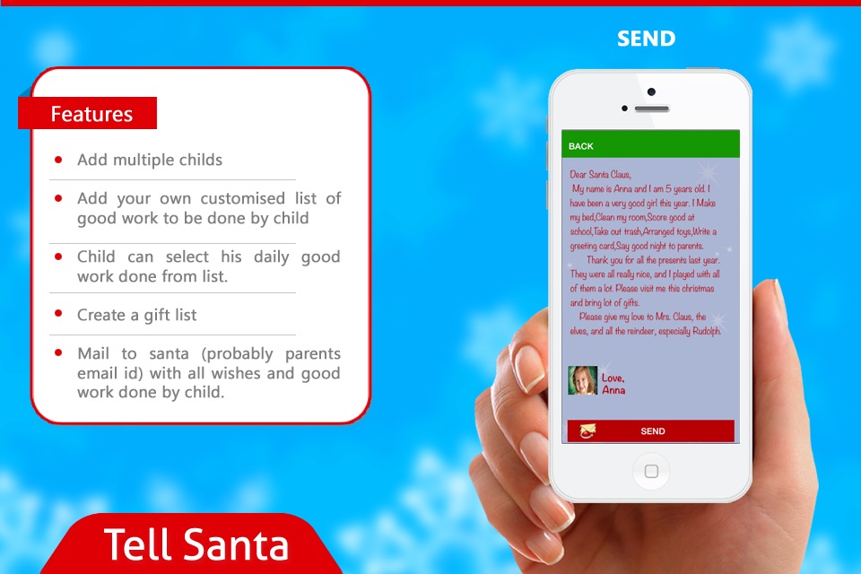 Tell Santa - Christmas Gift For Kids screenshot 3