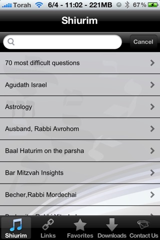 Torah Lectures screenshot 2