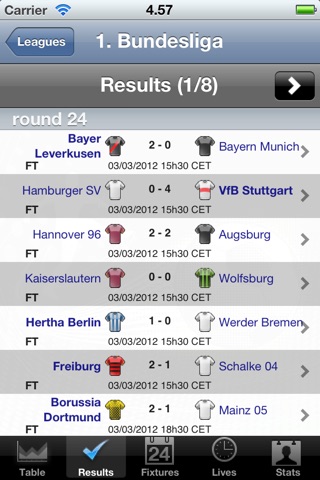 Football Bundesliga - Regionalliga - Oberliga [Germany] screenshot 3