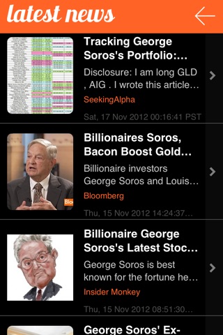 George Soros Tracker screenshot 2