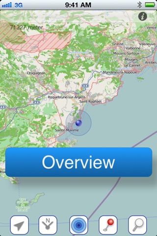 Cote d'Azur Offline Map screenshot 2