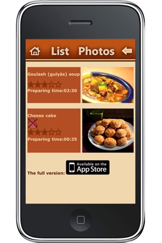 Saturday's menu - European Cookbook screenshot 3