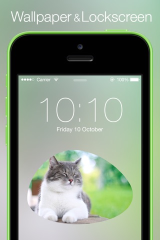 WallPic: Lock screen,wallpaper photo frames with Blur effect background screenshot 4