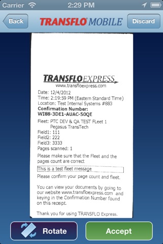 TRANSFLO Mobile screenshot 4