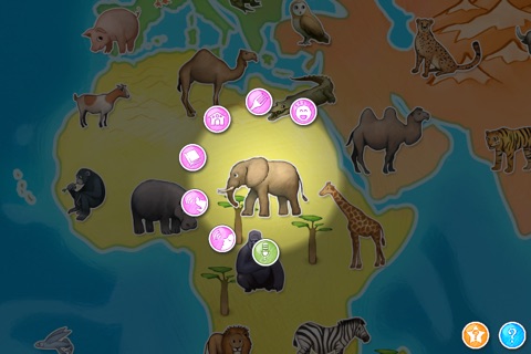 Animap - Animals, their families, their sounds, their homes, their food screenshot 3